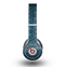 The Teal Floral Mirrored Pattern Skin for the Beats by Dre Original Solo-Solo HD Headphones
