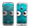 The Teal Fuzzy Wuzzy Apple iPhone 5-5s LifeProof Fre Case Skin Set