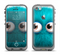 The Teal Fuzzy Wuzzy Apple iPhone 5c LifeProof Fre Case Skin Set