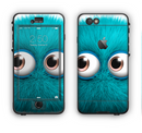 The Teal Fuzzy Wuzzy Apple iPhone 6 LifeProof Nuud Case Skin Set