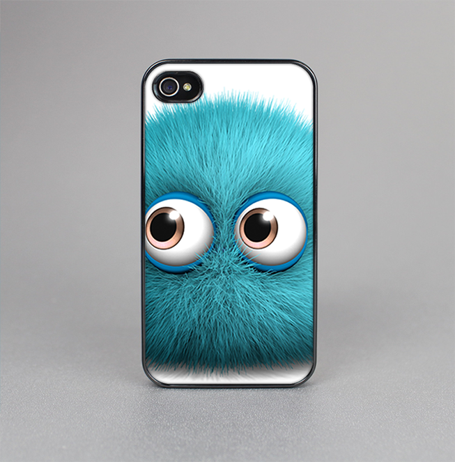 The Teal Fuzzy Wuzzy Skin-Sert for the Apple iPhone 4-4s Skin-Sert Case