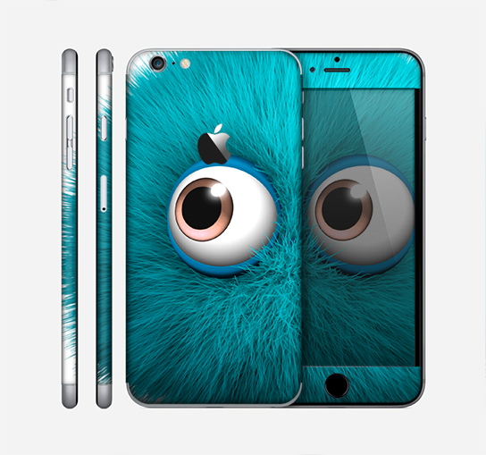 The Teal Fuzzy Wuzzy Skin for the Apple iPhone 6 Plus