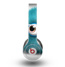 The Teal Fuzzy Wuzzy Skin for the Beats by Dre Original Solo-Solo HD Headphones