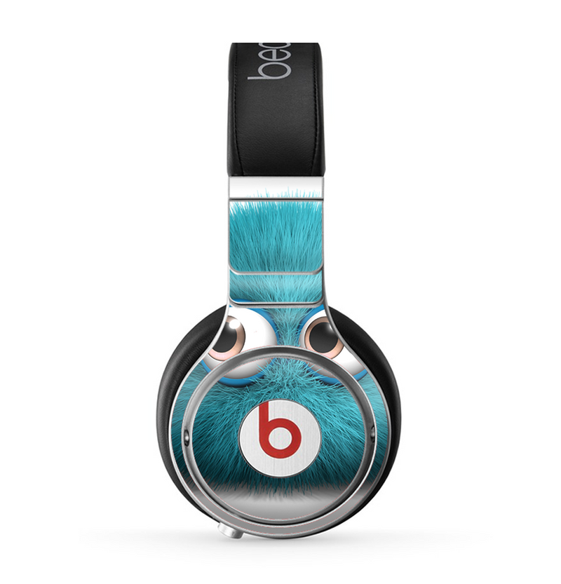 The Teal Fuzzy Wuzzy Skin for the Beats by Dre Pro Headphones