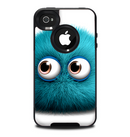The Teal Fuzzy Wuzzy Skin for the iPhone 4-4s OtterBox Commuter Case.png