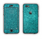 The Teal Glitter Ultra Metallic Apple iPhone 6 Plus LifeProof Nuud Case Skin Set