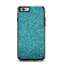 The Teal Glitter Ultra Metallic Apple iPhone 6 Otterbox Symmetry Case Skin Set