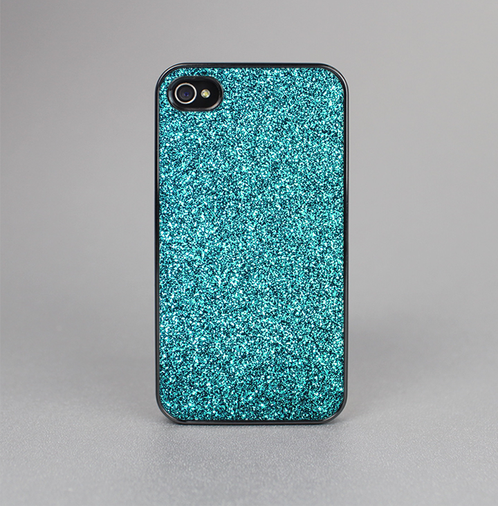 The Teal Glitter Ultra Metallic Skin-Sert for the Apple iPhone 4-4s Skin-Sert Case