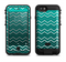 The Teal Gradient Layered Chevron Apple iPhone 6/6s LifeProof Fre POWER Case Skin Set