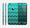 The Teal Gradient Layered Chevron Skin for the Apple iPhone 6