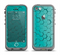 The Teal Hexagon Pattern Apple iPhone 5c LifeProof Fre Case Skin Set