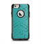 The Teal Hexagon Pattern Apple iPhone 6 Otterbox Commuter Case Skin Set
