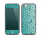 The Teal Hexagon Pattern Skin Set for the iPhone 5-5s Skech Glow Case