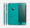 The Teal Hexagon Pattern Skin for the Apple iPhone 6 Plus