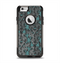 The Teal Leaf Foliage Pattern Apple iPhone 6 Otterbox Commuter Case Skin Set