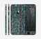 The Teal Leaf Foliage Pattern Skin for the Apple iPhone 6 Plus