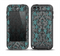 The Teal Leaf Foliage Pattern Skin for the iPod Touch 5th Generation frē LifeProof Case