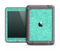 The Teal Leaf Laced Pattern Apple iPad Mini LifeProof Fre Case Skin Set