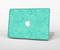 The Teal Leaf Laced Pattern Skin Set for the Apple MacBook Air 13"