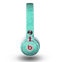 The Teal Leaf Laced Pattern Skin for the Beats by Dre Mixr Headphones