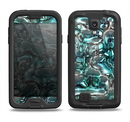 The Teal Mercury Samsung Galaxy S4 LifeProof Fre Case Skin Set