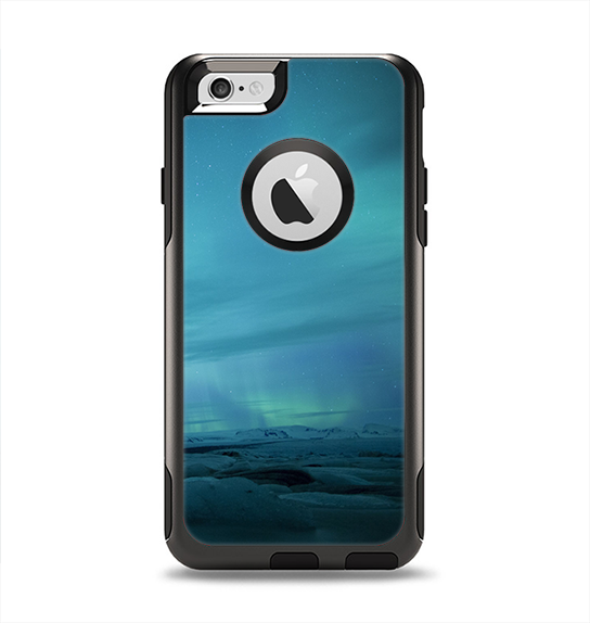 The Teal Northern Lights Apple iPhone 6 Otterbox Commuter Case Skin Set