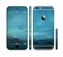 The Teal Northern Lights Sectioned Skin Series for the Apple iPhone 6s Plus
