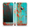 The Teal Metal with Rust Skin Set for the Apple iPhone 5s