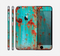 The Teal Painted Rustic Metal Skin for the Apple iPhone 6 Plus