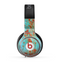 The Teal Painted Rustic Metal Skin for the Beats by Dre Pro Headphones