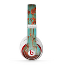 The Teal Painted Rustic Metal Skin for the Beats by Dre Studio (2013+ Version) Headphones.png