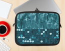The Teal Sequences Ink-Fuzed NeoPrene MacBook Laptop Sleeve