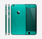 The Teal Stamped Texture Skin for the Apple iPhone 6 Plus