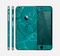 The Teal Swirly Vector Love Hearts Skin for the Apple iPhone 6 Plus