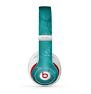 The Teal Swirly Vector Love Hearts Skin for the Beats by Dre Studio (2013+ Version) Headphones