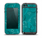 The Teal Swirly Vector Love Hearts Skin for the iPod Touch 5th Generation frē LifeProof Case