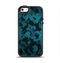 The Teal Vector Camo Apple iPhone 5-5s Otterbox Symmetry Case Skin Set