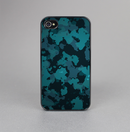 The Teal Vector Camo Skin-Sert for the Apple iPhone 4-4s Skin-Sert Case