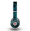 The Teal Vector Camo Skin for the Beats by Dre Original Solo-Solo HD Headphones