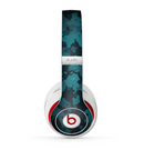 The Teal Vector Camo Skin for the Beats by Dre Studio (2013+ Version) Headphones