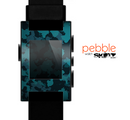 The Teal Vector Camo Skin for the Pebble SmartWatch