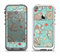 The Teal Vintage Seashell Pattern Apple iPhone 5-5s LifeProof Fre Case Skin Set