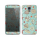 The Teal Vintage Seashell Pattern Skin For the Samsung Galaxy S5