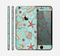 The Teal Vintage Seashell Pattern Skin for the Apple iPhone 6 Plus