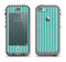 The Teal Vintage Stripe Pattern v7 Apple iPhone 5c LifeProof Nuud Case Skin Set