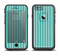 The Teal Vintage Stripe Pattern v7 Apple iPhone 6/6s Plus LifeProof Fre Case Skin Set