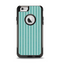 The Teal Vintage Stripe Pattern v7 Apple iPhone 6 Otterbox Commuter Case Skin Set