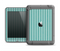 The Teal Vintage Stripe Pattern v7 Apple iPad Mini LifeProof Fre Case Skin Set