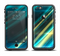 The Teal & Yellow Abstract Glowing Lines Apple iPhone 6 LifeProof Fre Case Skin Set