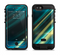The Teal & Yellow Abstract Glowing Lines Apple iPhone 6/6s LifeProof Fre POWER Case Skin Set